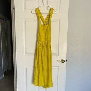 NWT OFFON LINEN PINAFORE STYLE DRESS APRON DRESS (see description)